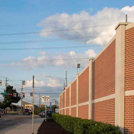 15' Ballistic and Fire Rated Security Wall